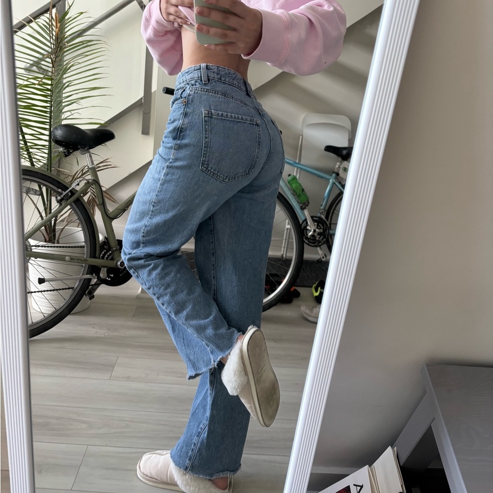 Garage wide leg jeans